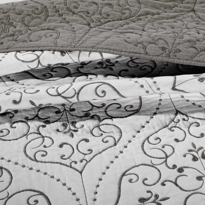 Quilt Cover-King Size- Grey
